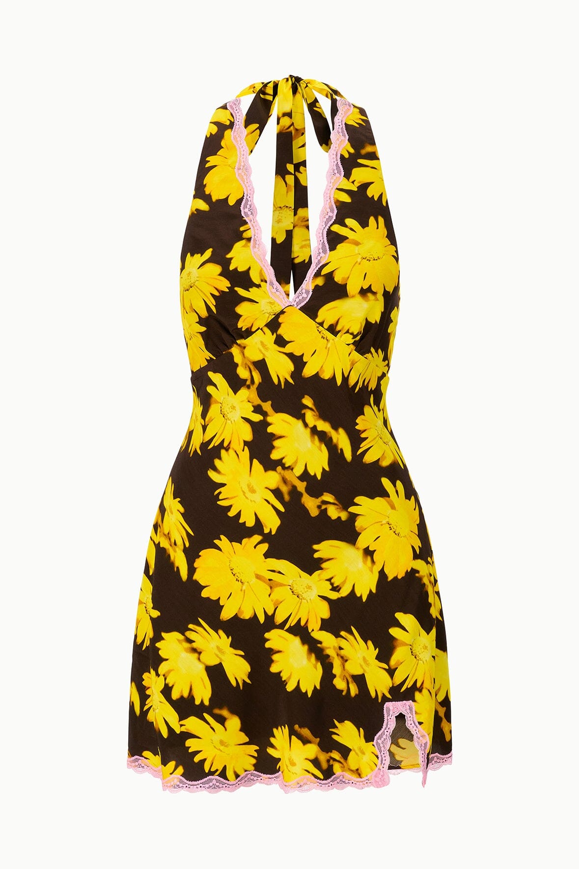 STAUD Clothing|Dresses|New In Lucca Mini Dress Golden Daisy