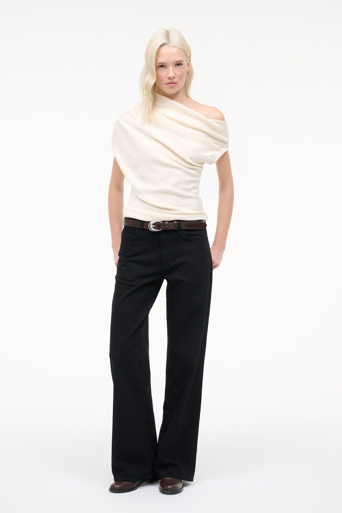 STAUD Clothing Mabel Sweater Ivory