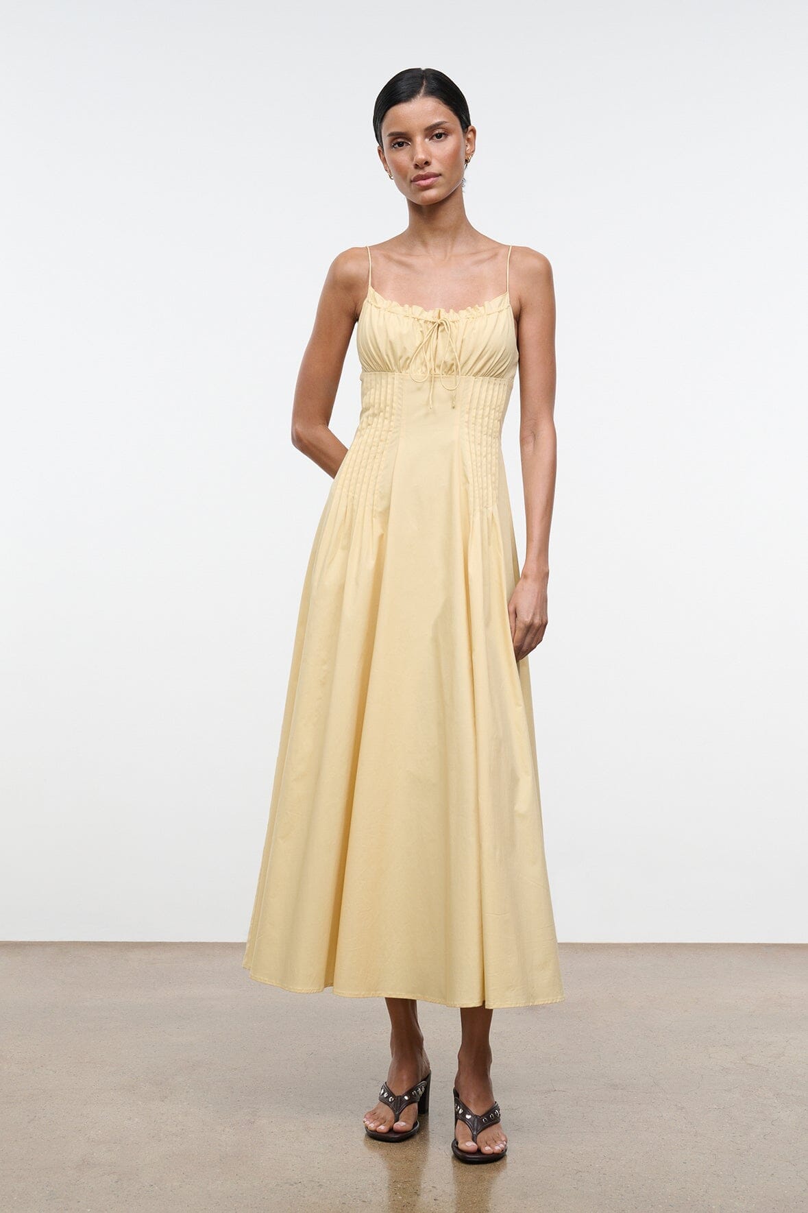 STAUD Dresses|Clothing Margi Dress Butter