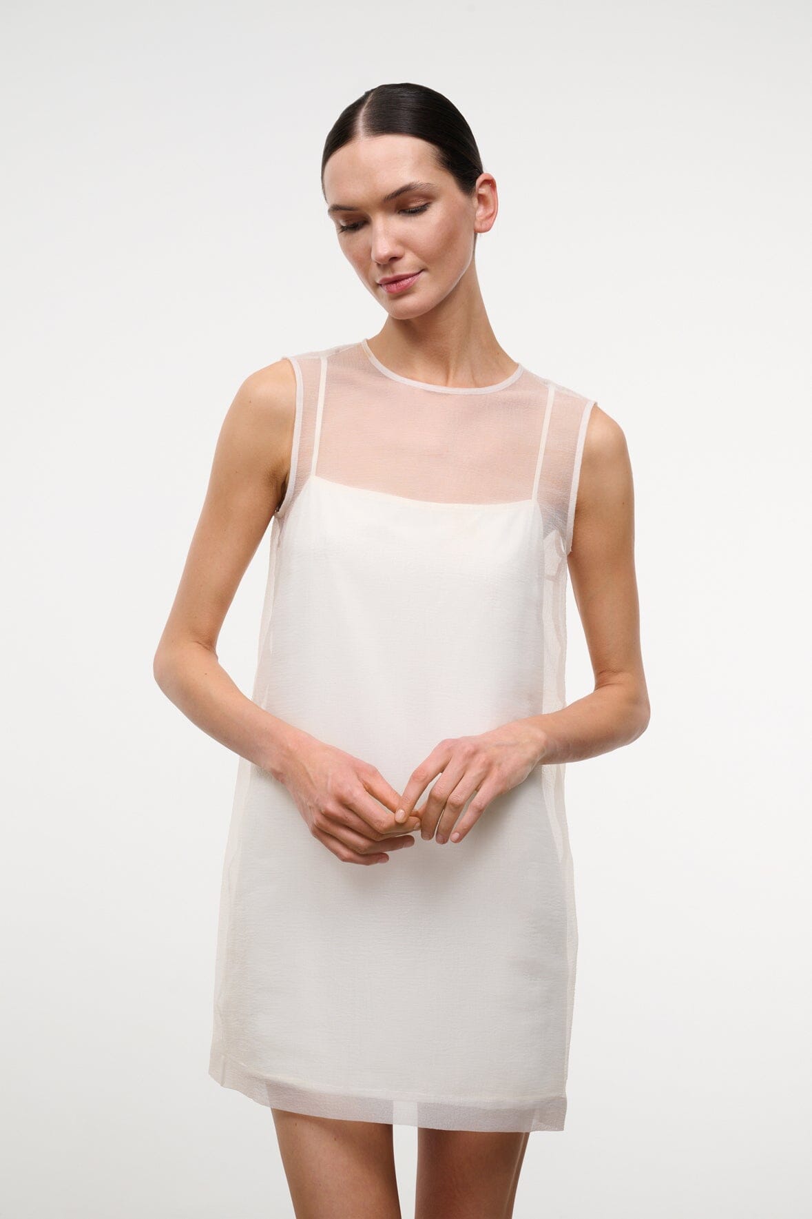 STAUD Dresses|Clothing Brea Dress Ivory