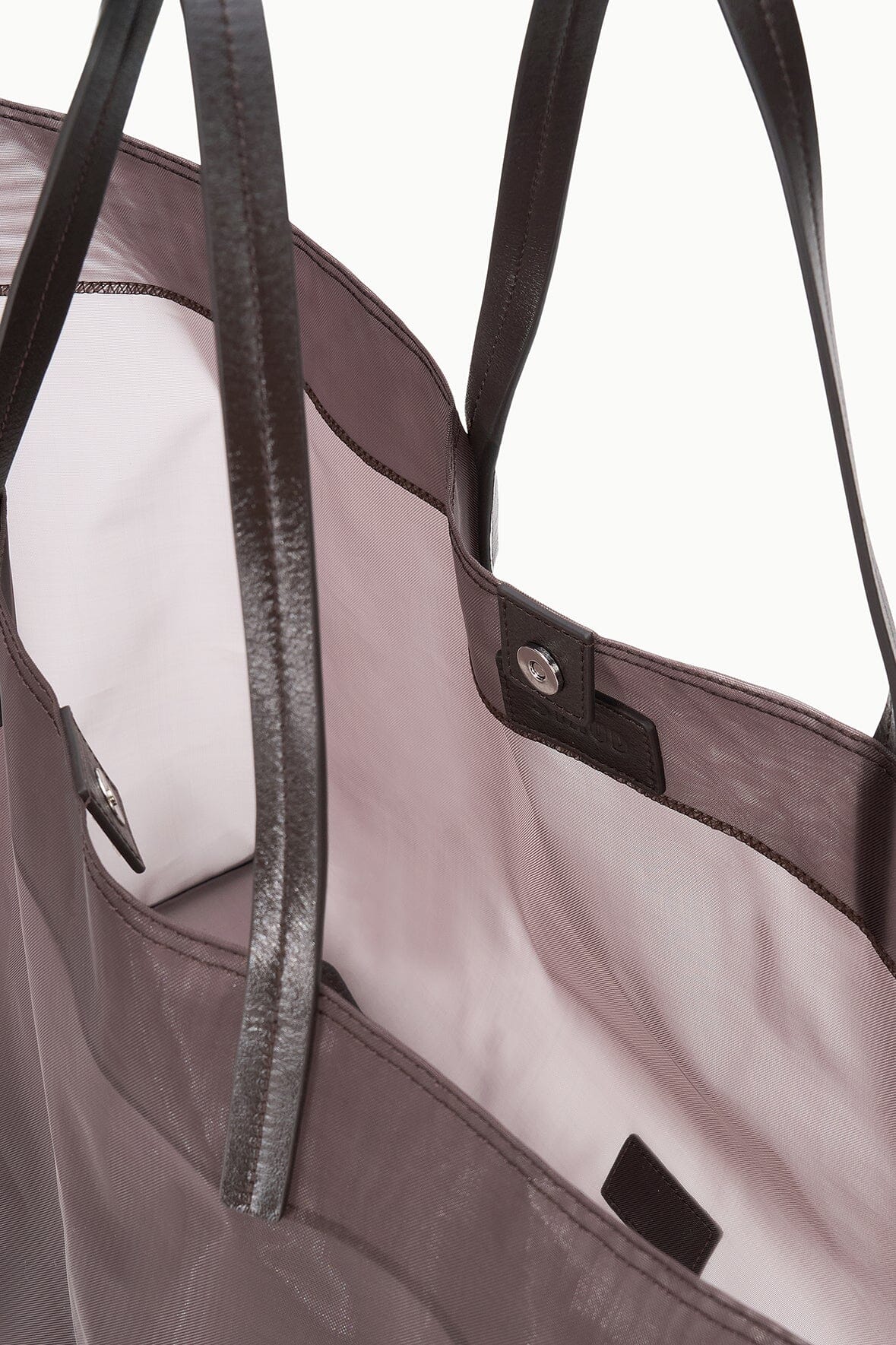 STAUD Handbags Christos Large Mesh Tote Espresso