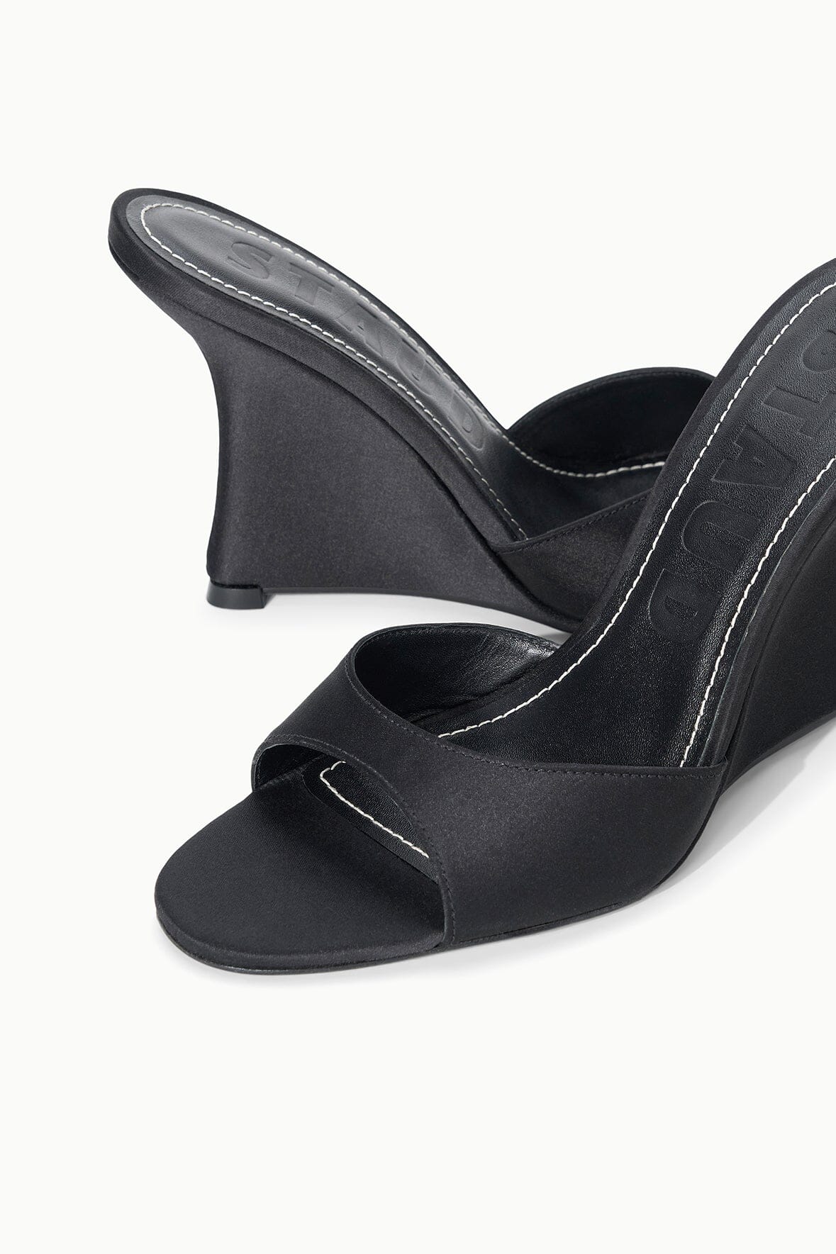 STAUD Shoes Brigitte High Wedge Black