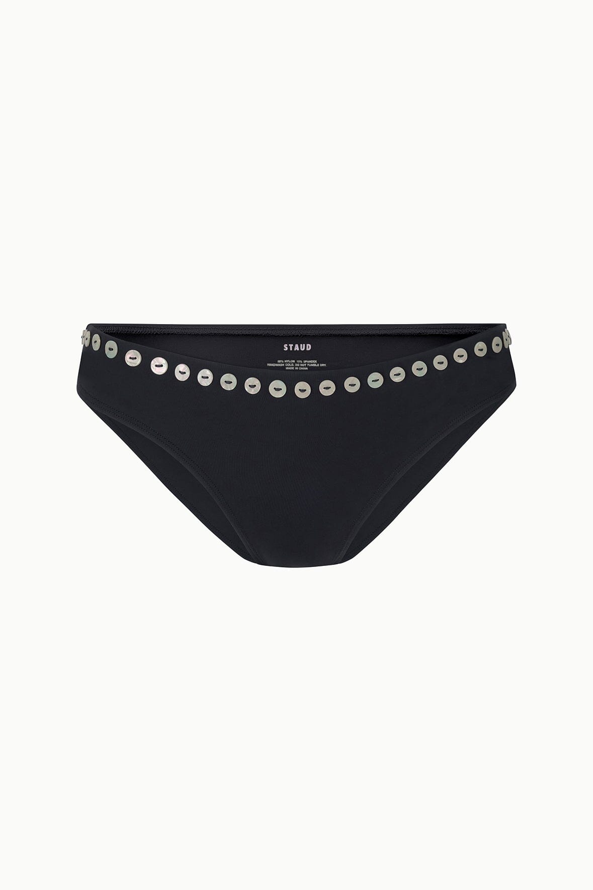 STAUD Swimwear Gemma Bikini Bottom Black