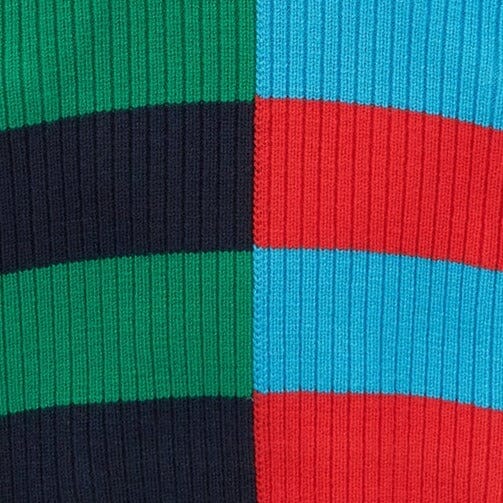 STAUD Pet Pet Hampton Sweater - Cabana Stripe Multi