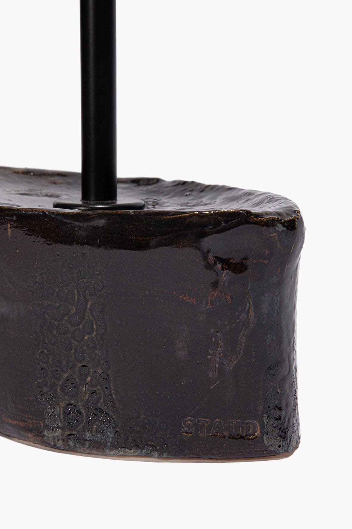 STAUD Home Ceramic Table Lamp Black Glaze