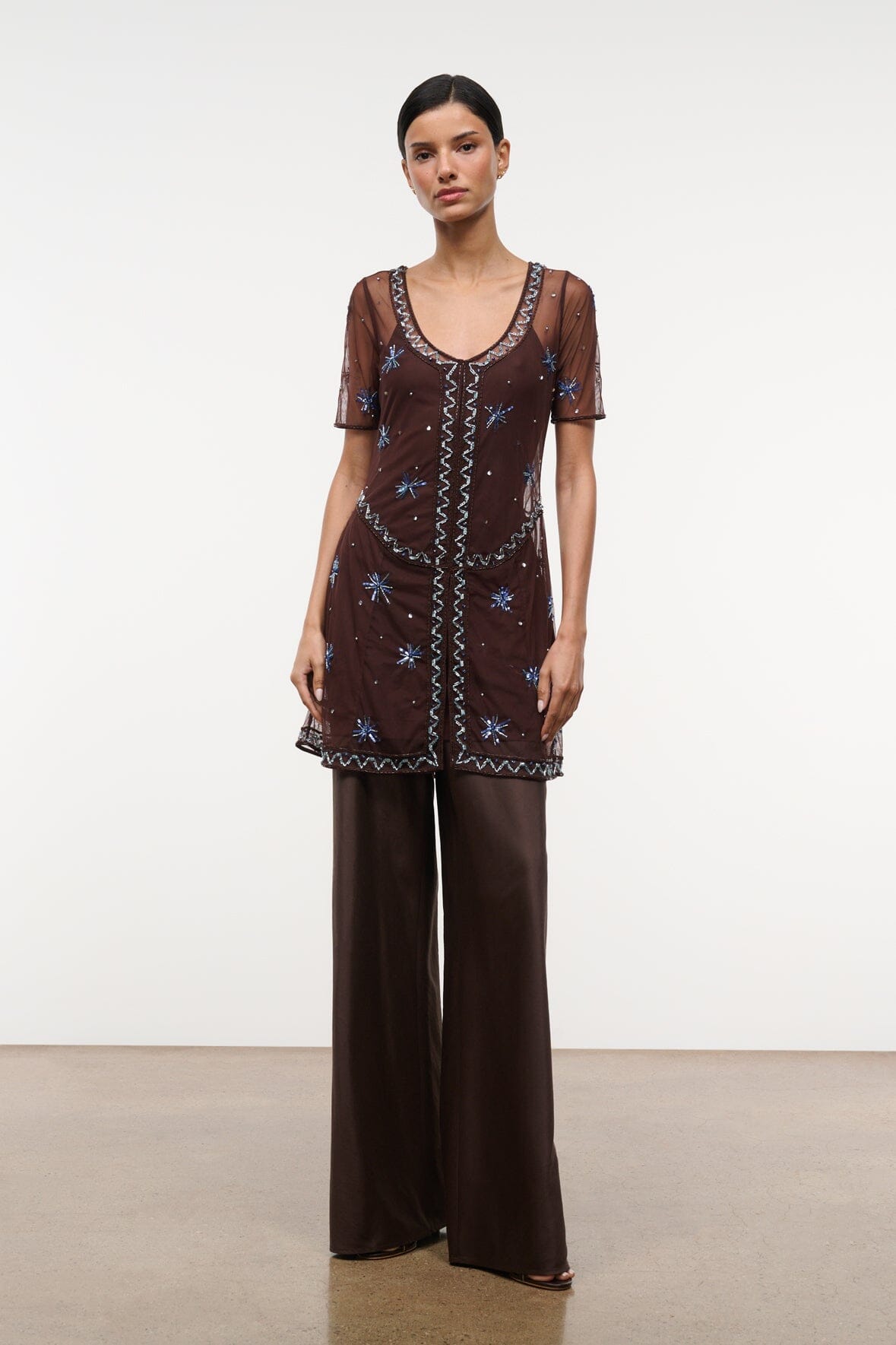 STAUD Sale Cayla Dress Fireside