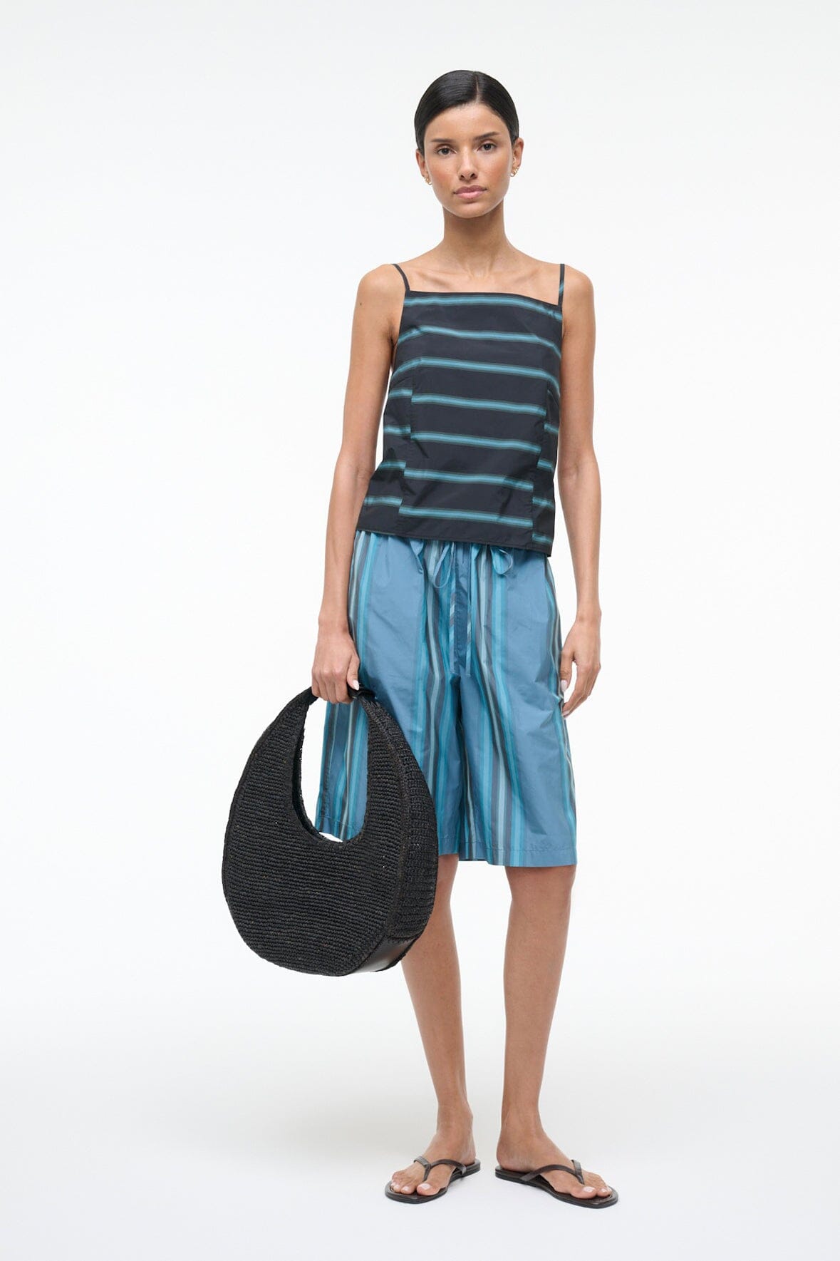 STAUD Sale Maisie Top Venice Stripe