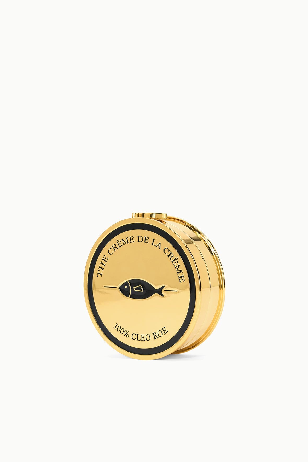 STAUD Sale Gold Caviar Tin Clutch With Chain Strap - Staud