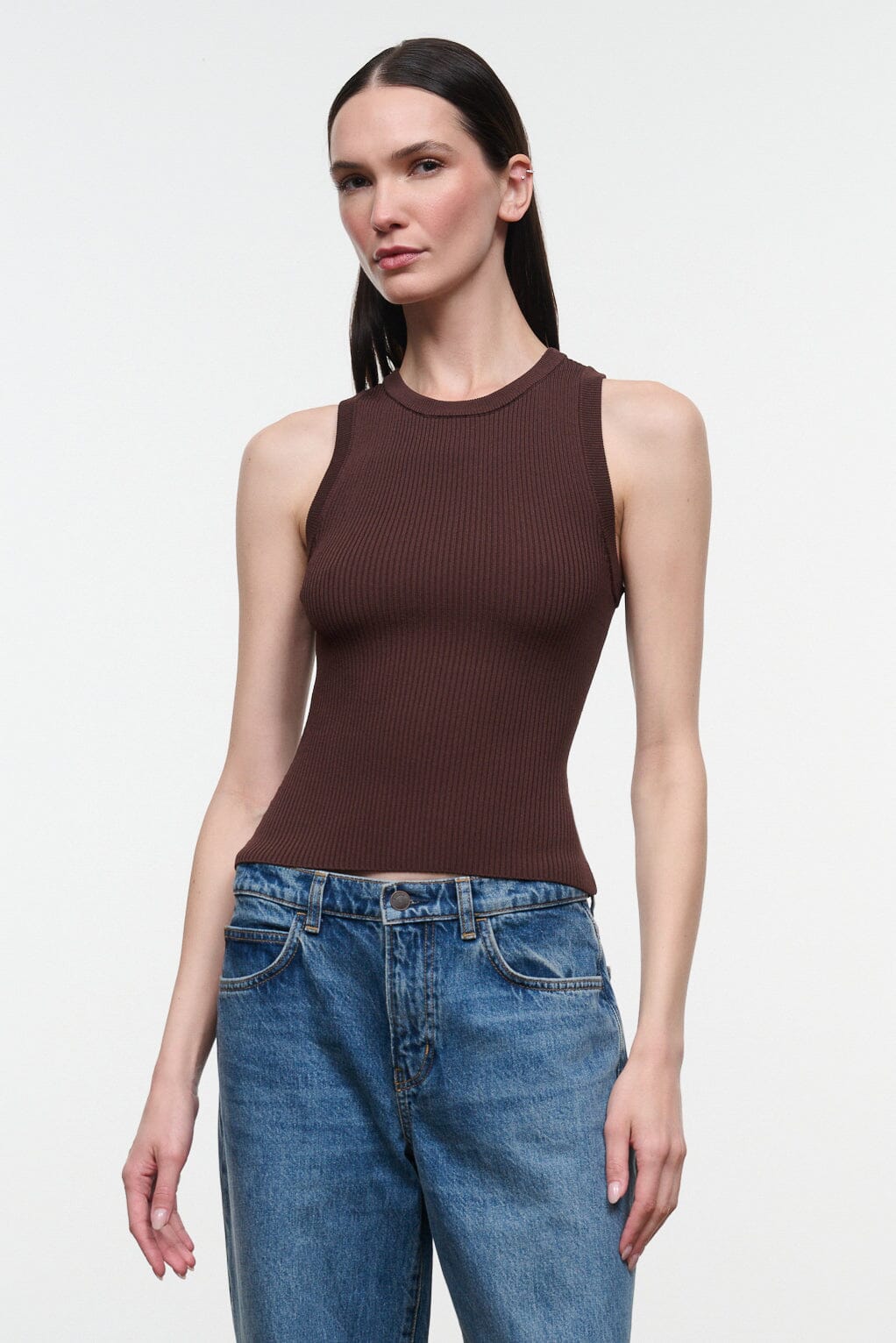 STAUD New In|Clothing Malia Tank Earth