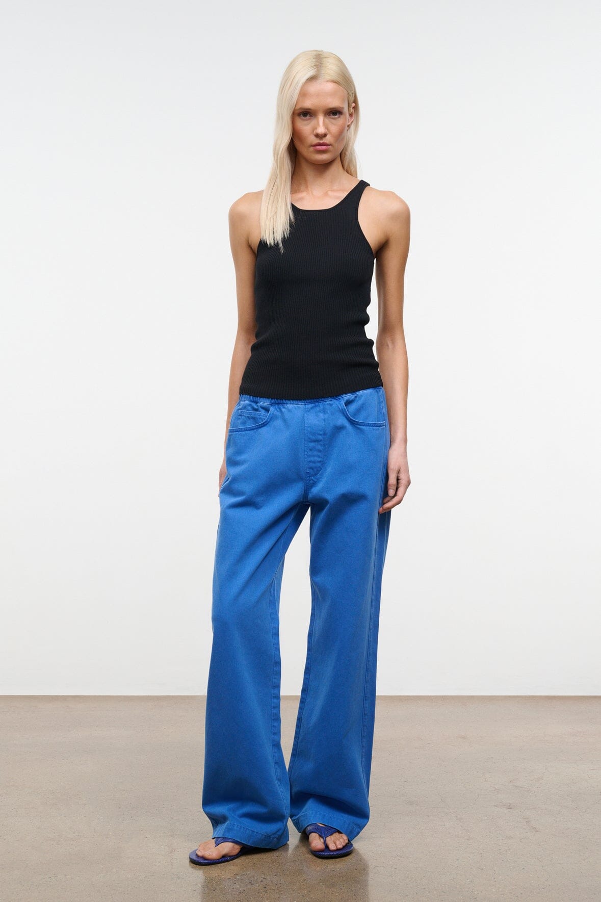 STAUD Clothing Noah Jean Cobalt