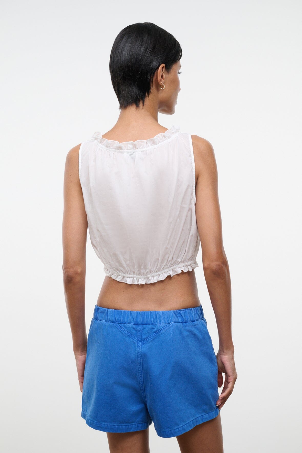STAUD Clothing Sicilia Top Ivory
