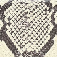 STAUD Handbags Harlow Bag White Snake