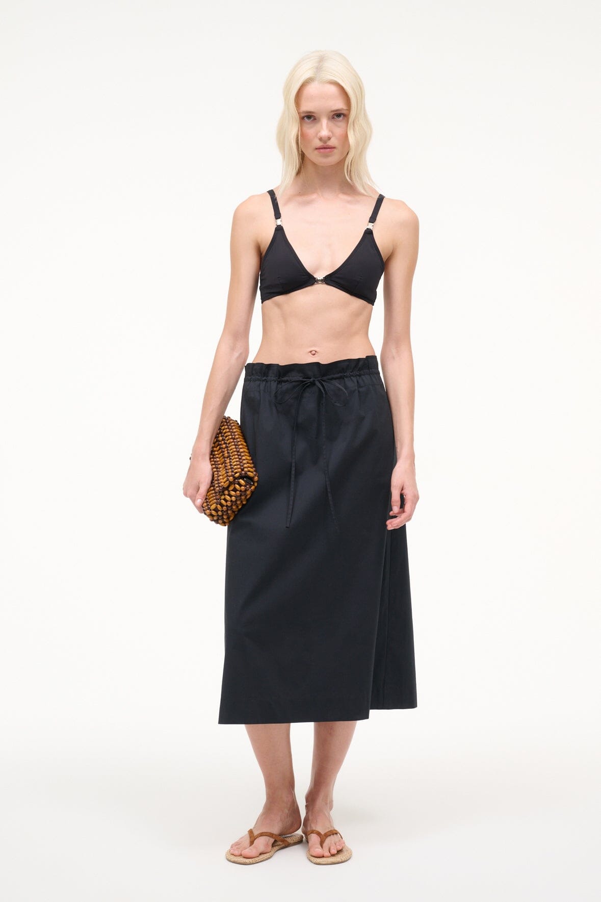 STAUD Sale Shore Skirt Black