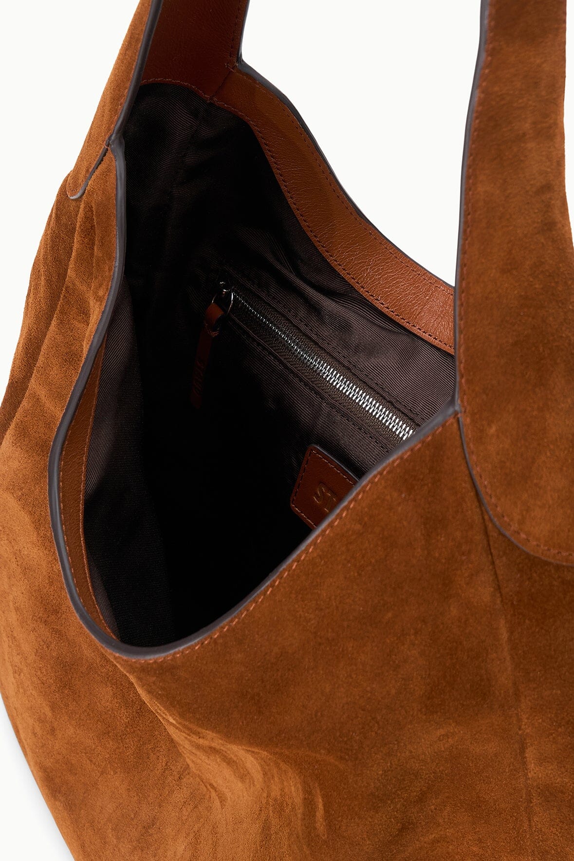 STAUD Sale Maya Hobo Bag Tabac Suede
