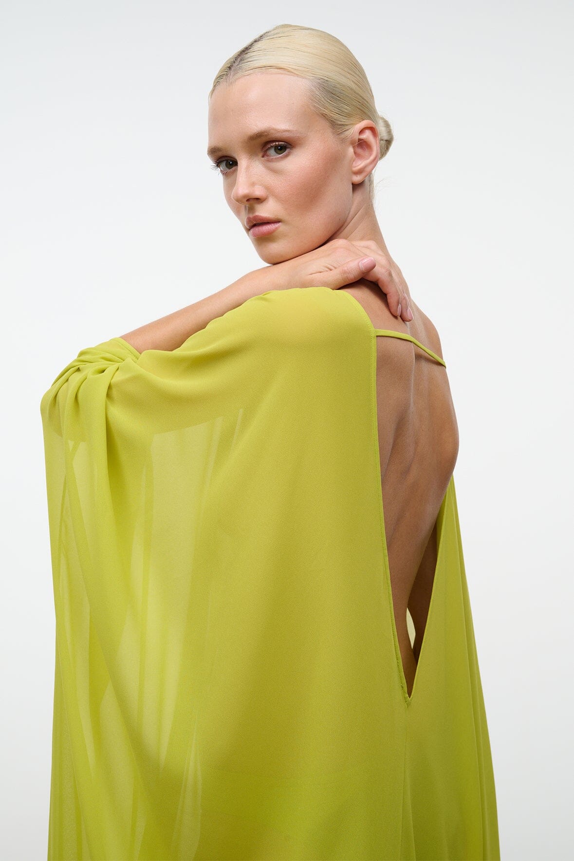 STAUD Clothing Nour Dress Citron