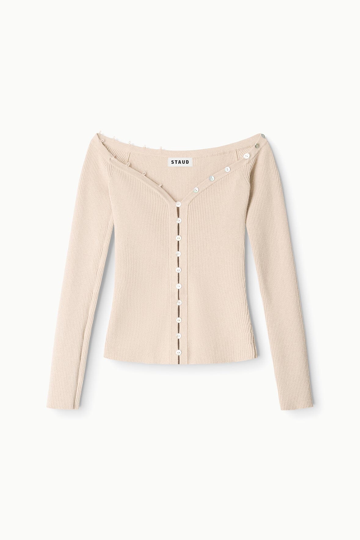 STAUD Sale Keaton Sweater Fawn