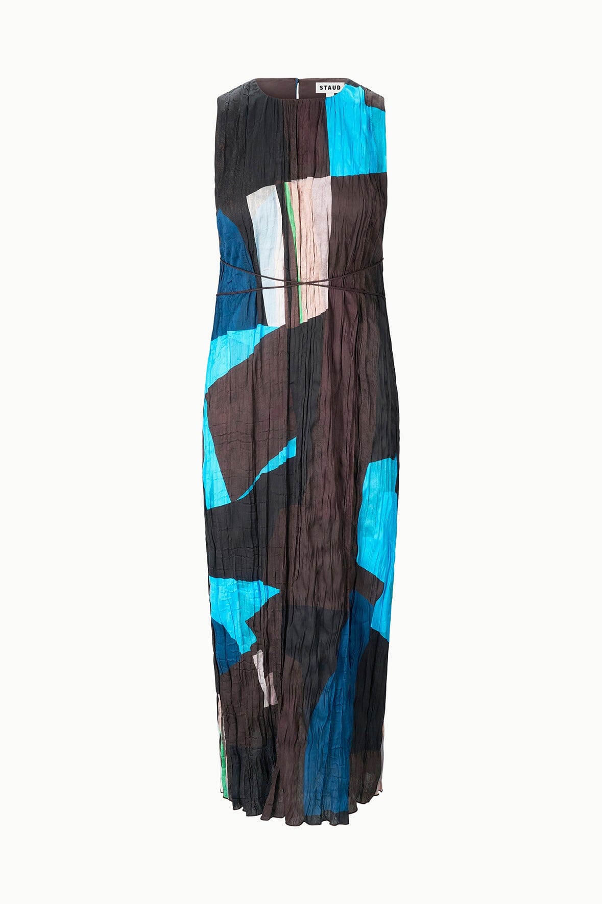 STAUD Sale Mizu Dress Blue Prism