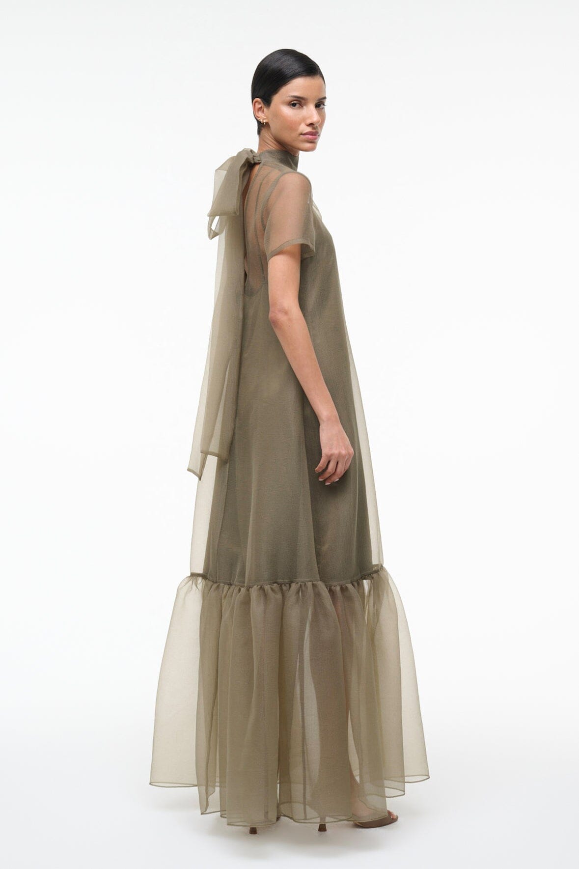 STAUD Sale Calluna Dress Thyme