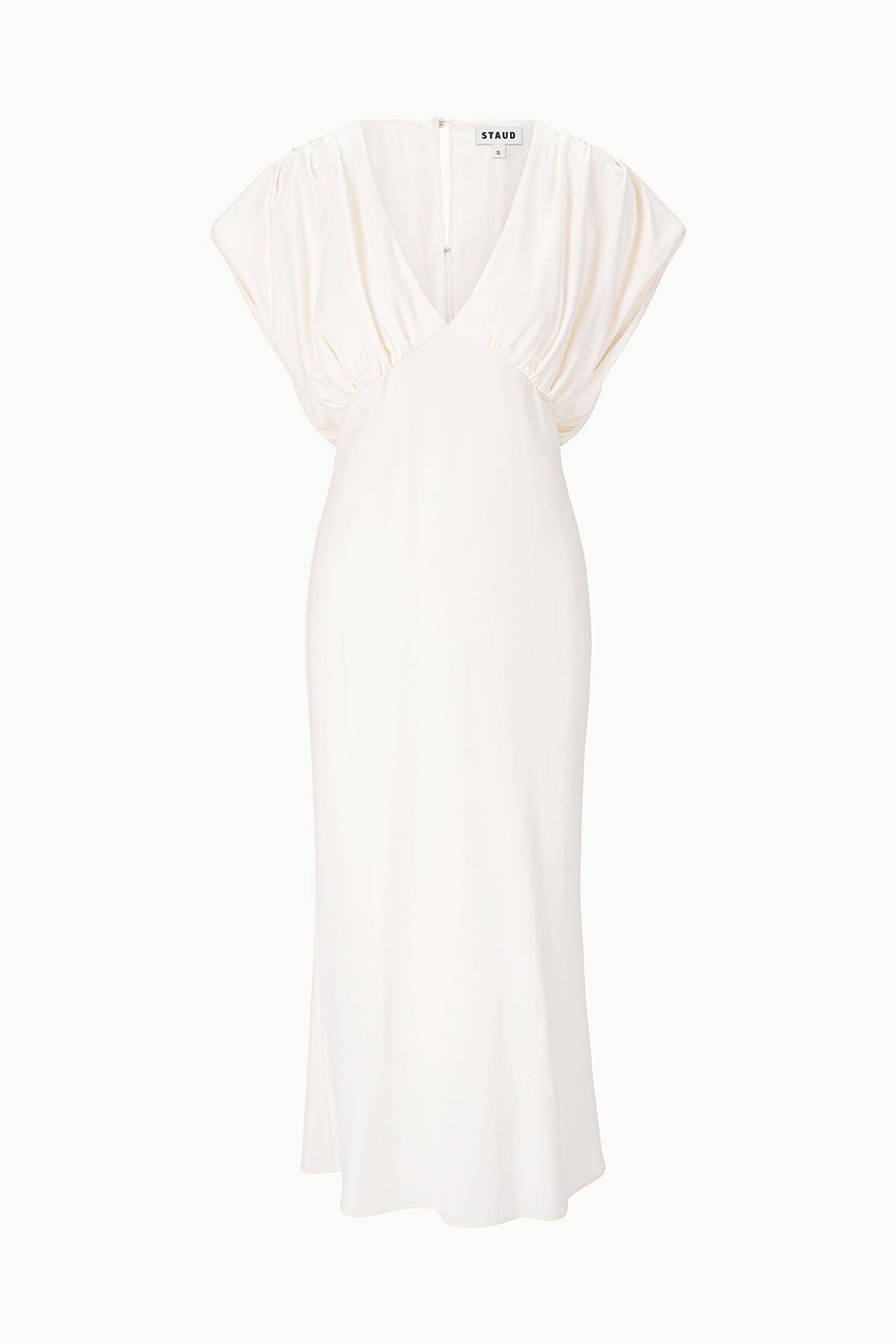 STAUD Sale Char Dress Ivory