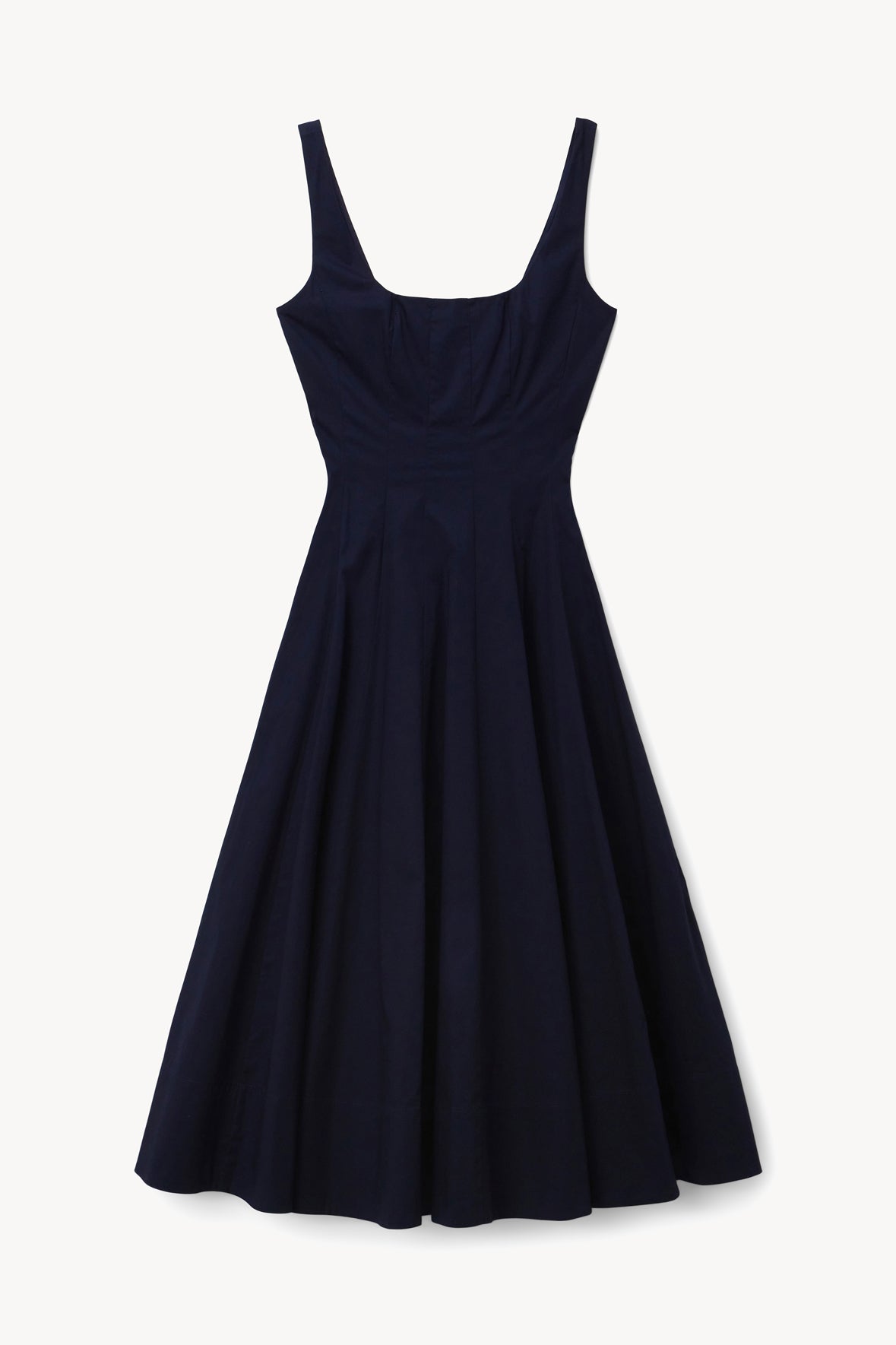 STAUD Clothing Wells Dress Navy 1
