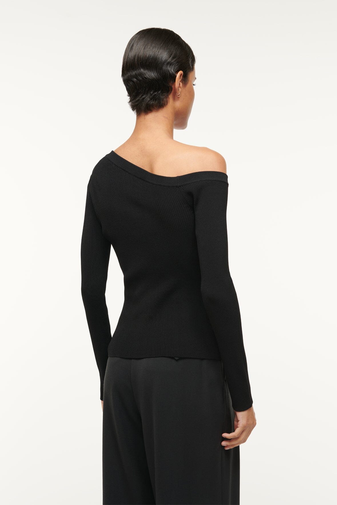 STAUD Sale Craftsman Sweater Black