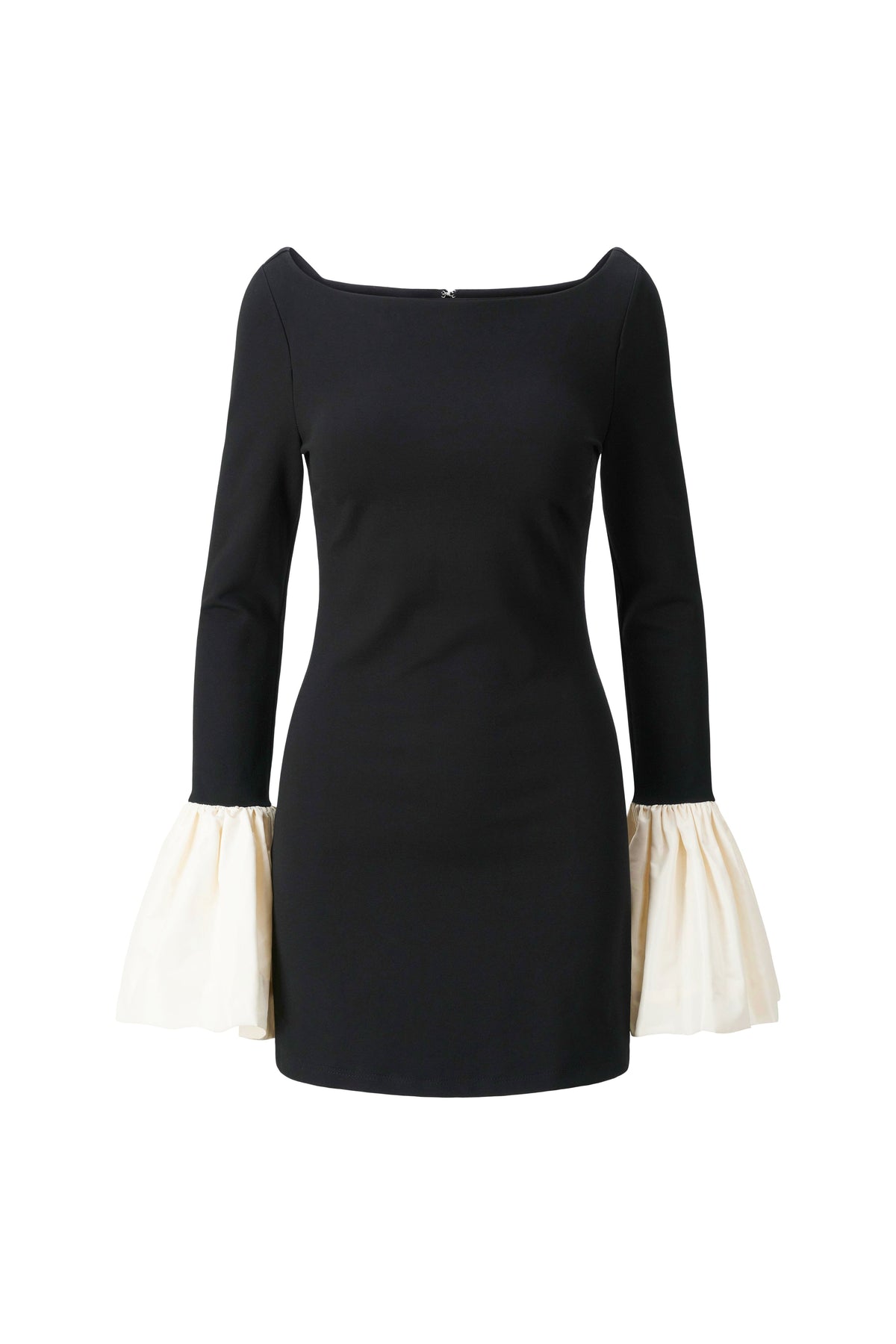 STAUD Sale Hawthorne Dress Black Ivory