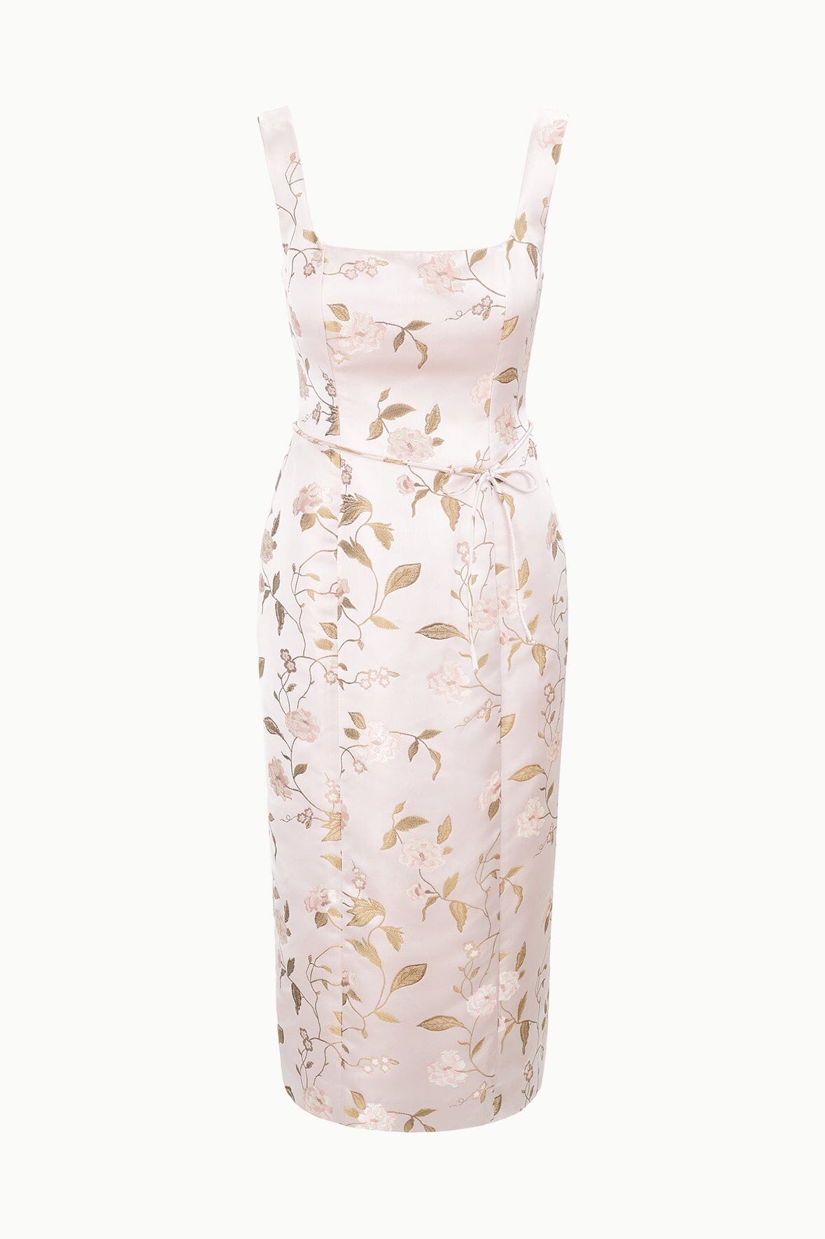 STAUD Sale Zoe Dress Rose Garden