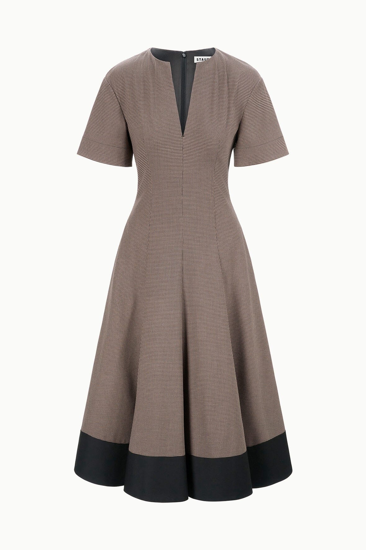 STAUD Sale Frances Dress Houndstooth