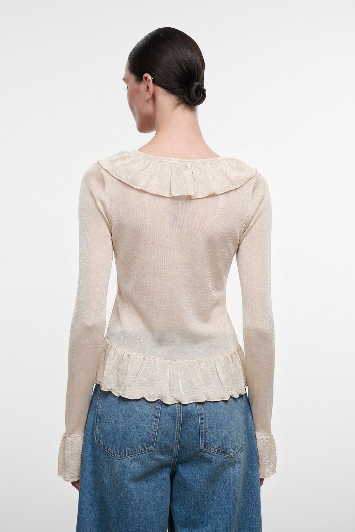 STAUD New In|Clothing Kiko Top Champagne