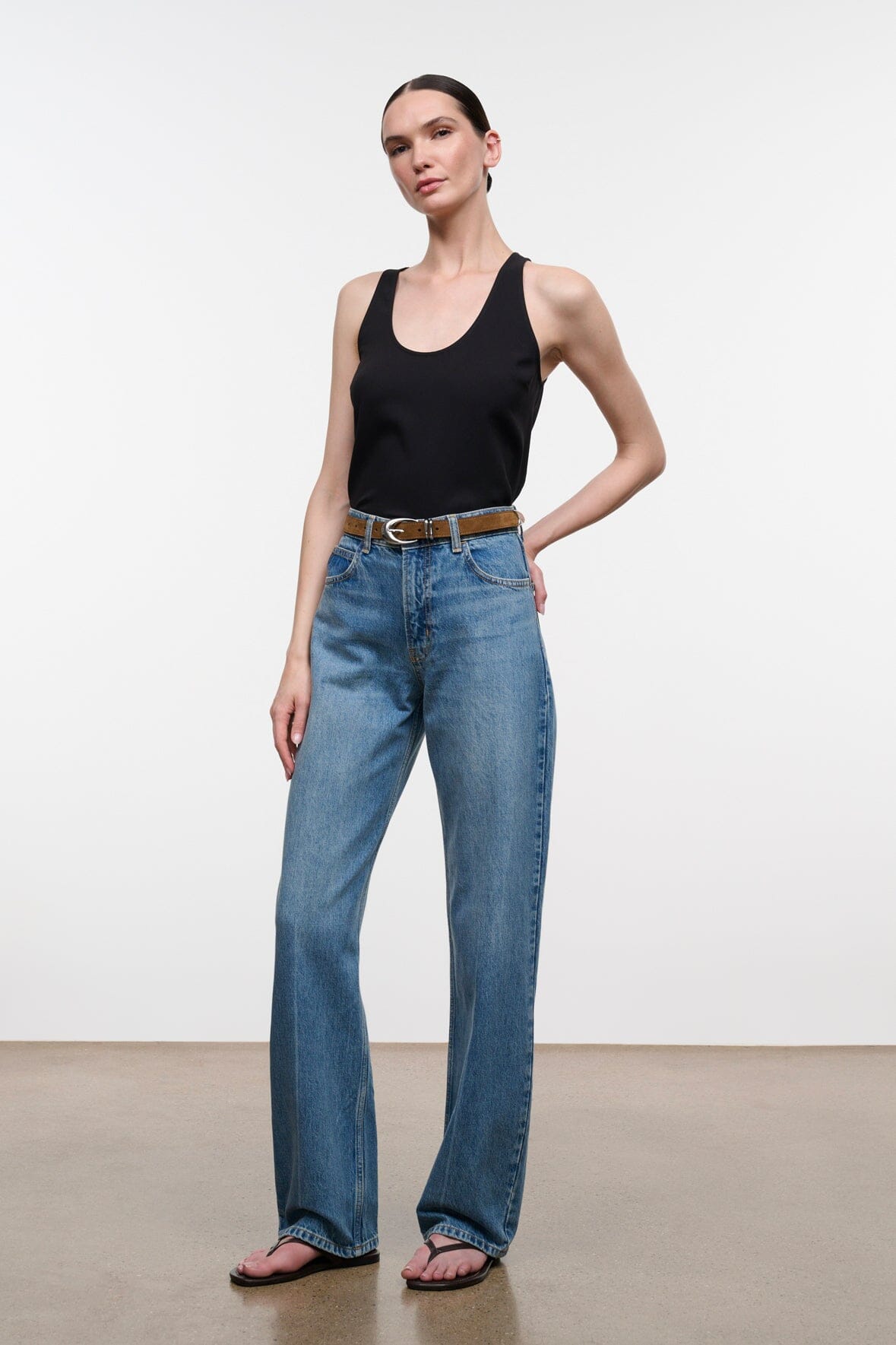 STAUD New In|Clothing Yves Tank Black