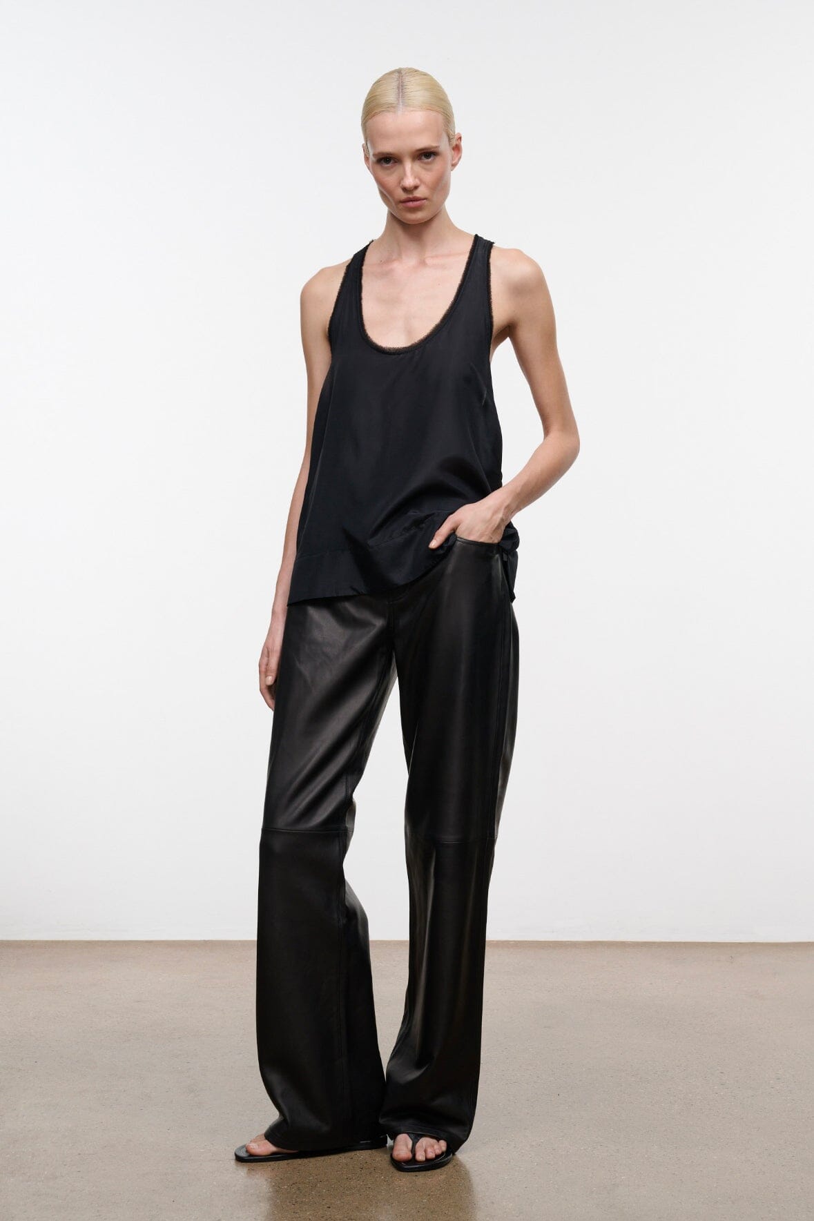 STAUD New In|Clothing Yves Tank Black