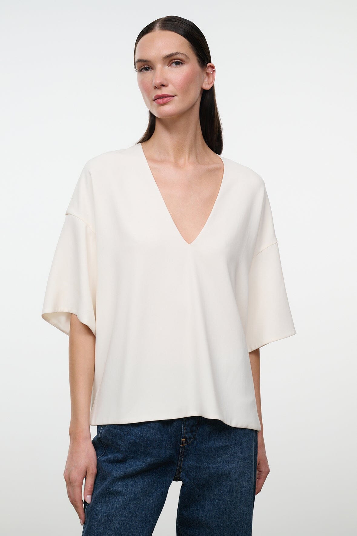STAUD New In|Clothing Studio Tee Ivory