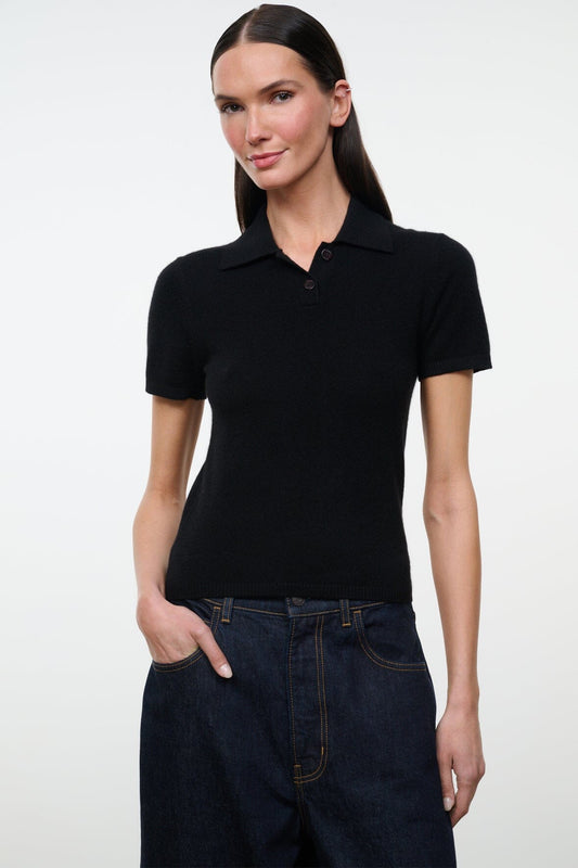 STAUD New In|Clothing Gino Cashmere Sweater Black