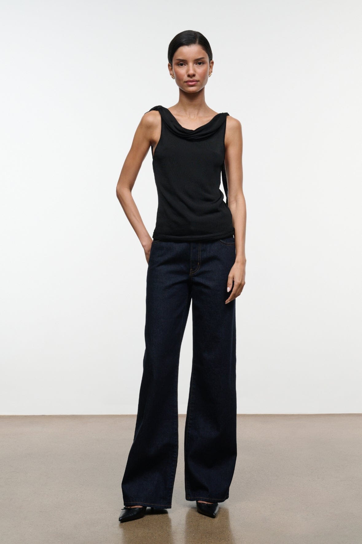 STAUD New In|Clothing Liana Top Black
