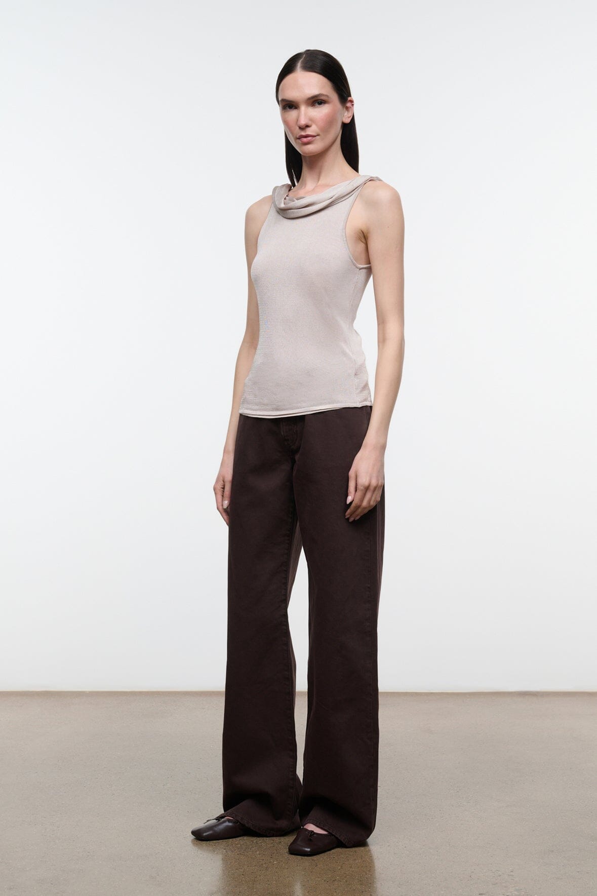 STAUD New In|Clothing Liana Top Champagne