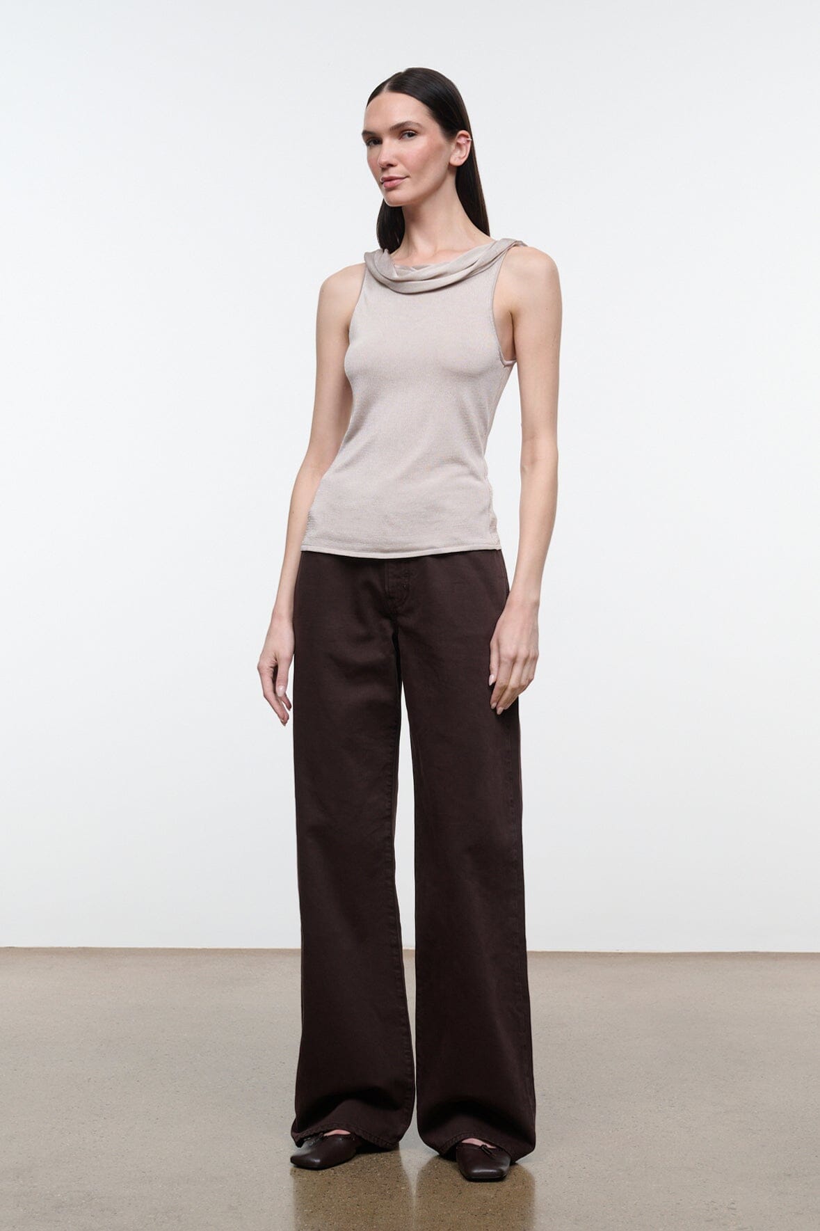 STAUD New In|Clothing Liana Top Champagne