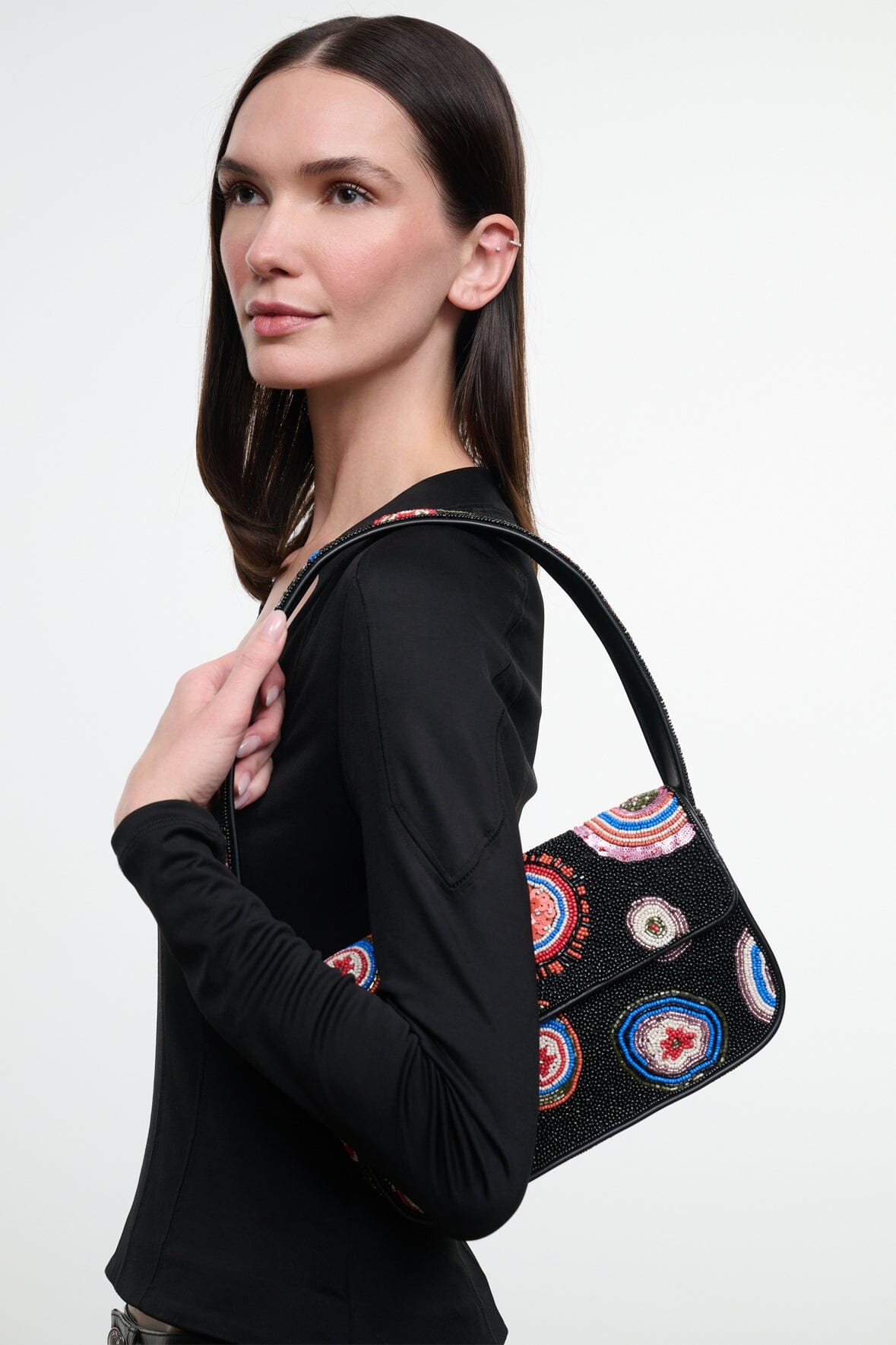 STAUD New In|Handbags Tommy Beaded Bag Millefiore 2.0