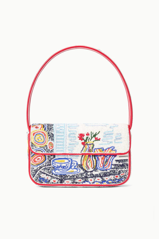 STAUD New In|Handbags Tommy Beaded Bag Teatime