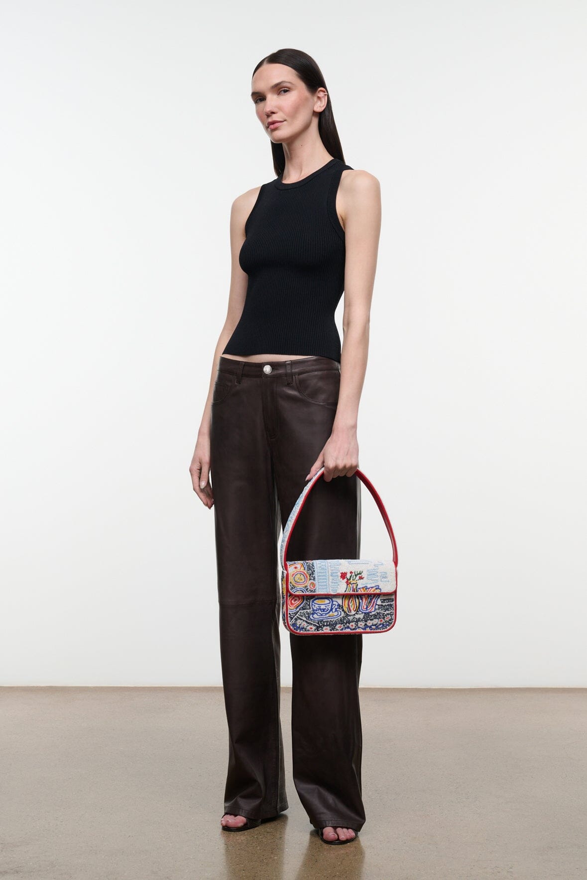 STAUD New In|Handbags Tommy Beaded Bag Teatime