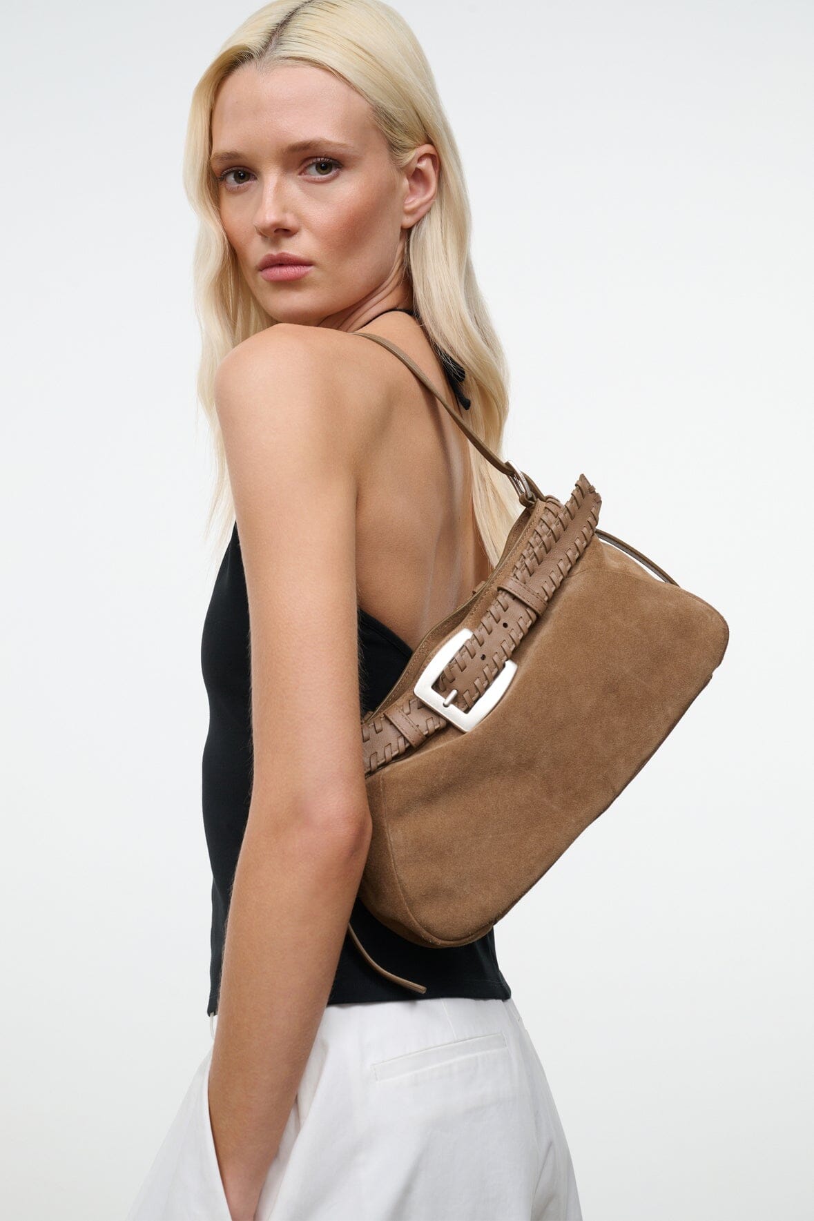 STAUD New In|Handbags Brooklyn Shoulder Bag Husk