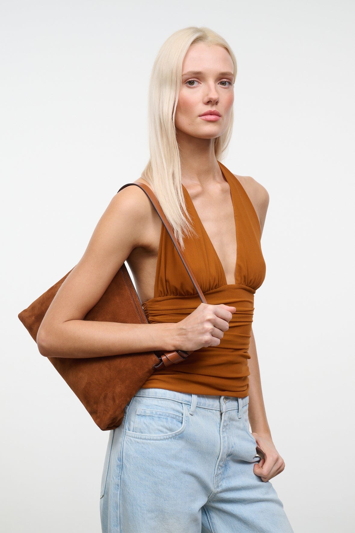 STAUD New In|Handbags Dani Shoulder Bag Tabac