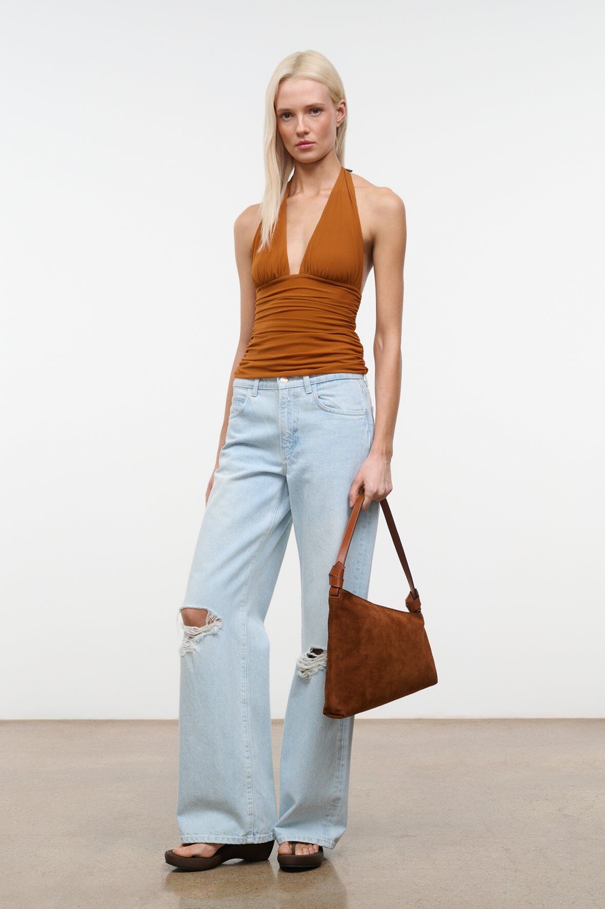 STAUD New In|Handbags Dani Shoulder Bag Tabac