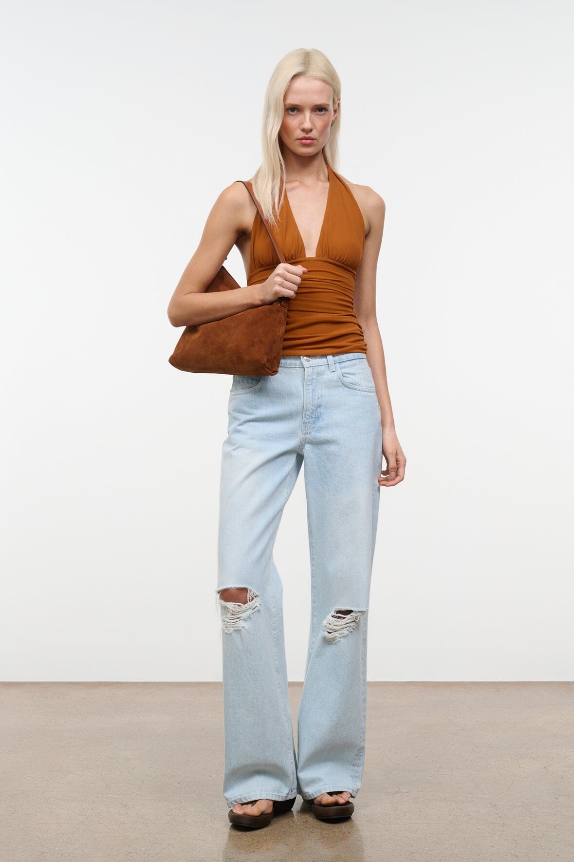 STAUD New In|Handbags Dani Shoulder Bag Tabac