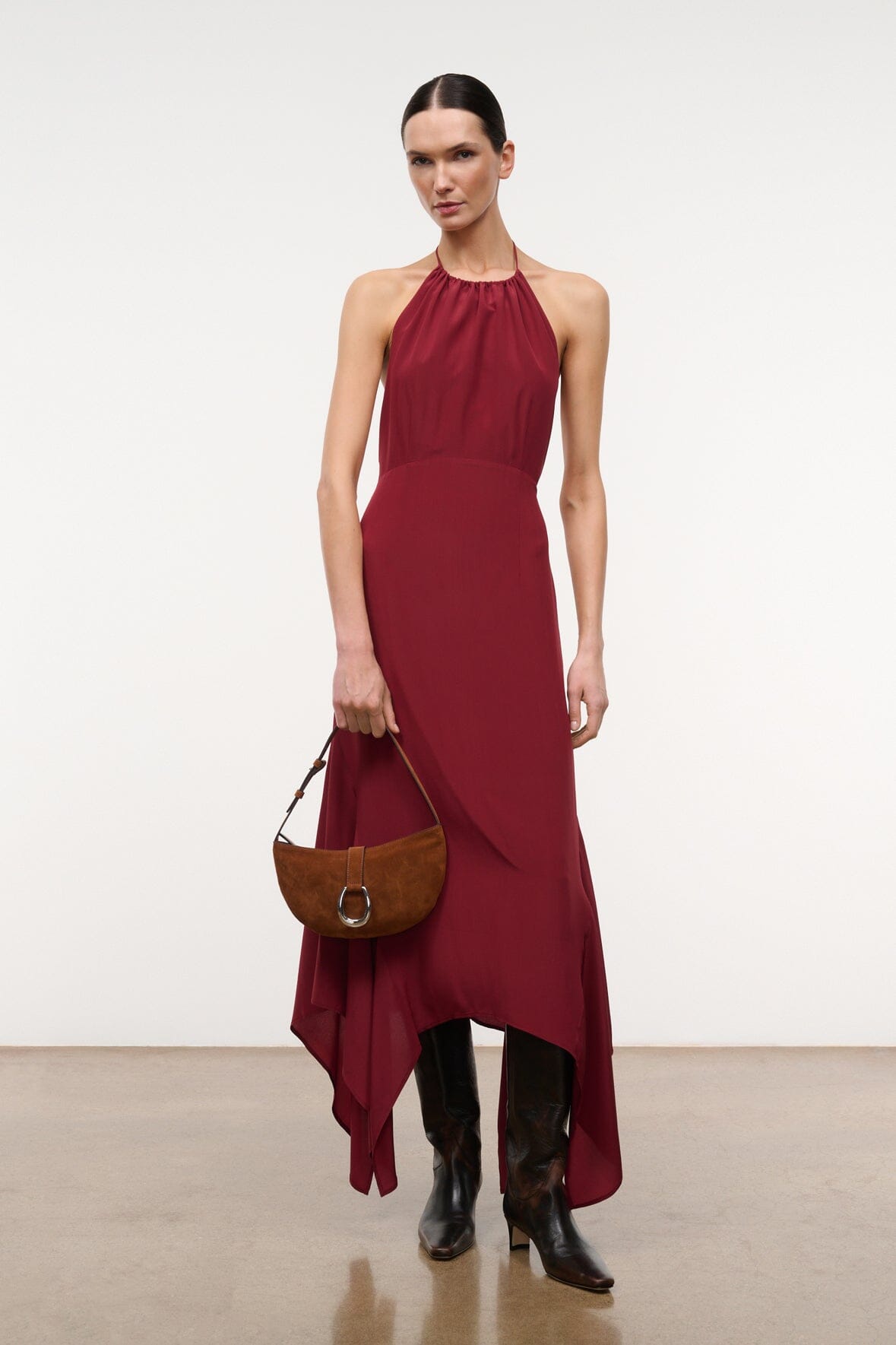 STAUD New In|Handbags Harlow Crescent Shoulder Bag Tabac