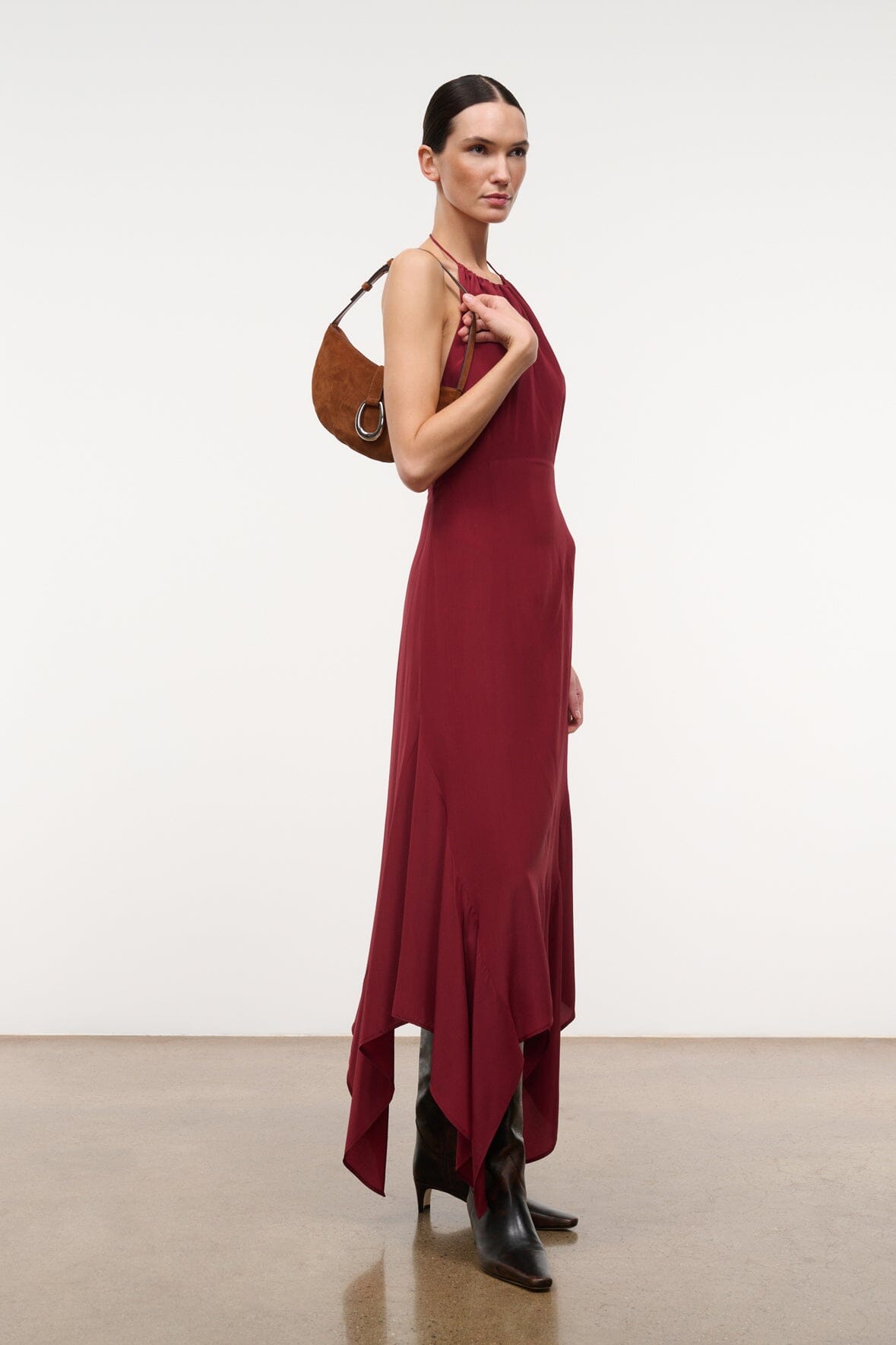 STAUD New In|Handbags Harlow Crescent Shoulder Bag Tabac