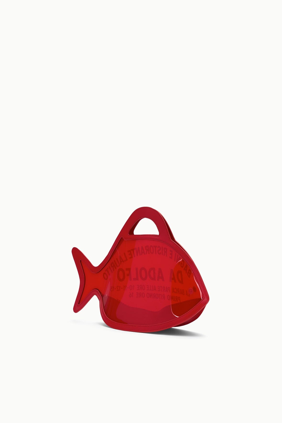 STAUD New In|Handbags Cleo Fish Bag X Da Adolfo - Pvc Red Rose Edition