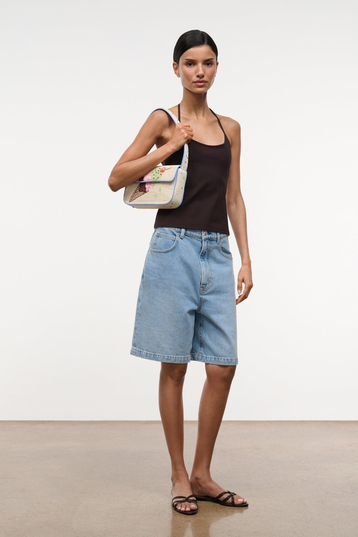STAUD New In|Handbags Tommy Beaded Bag Triple Scoop