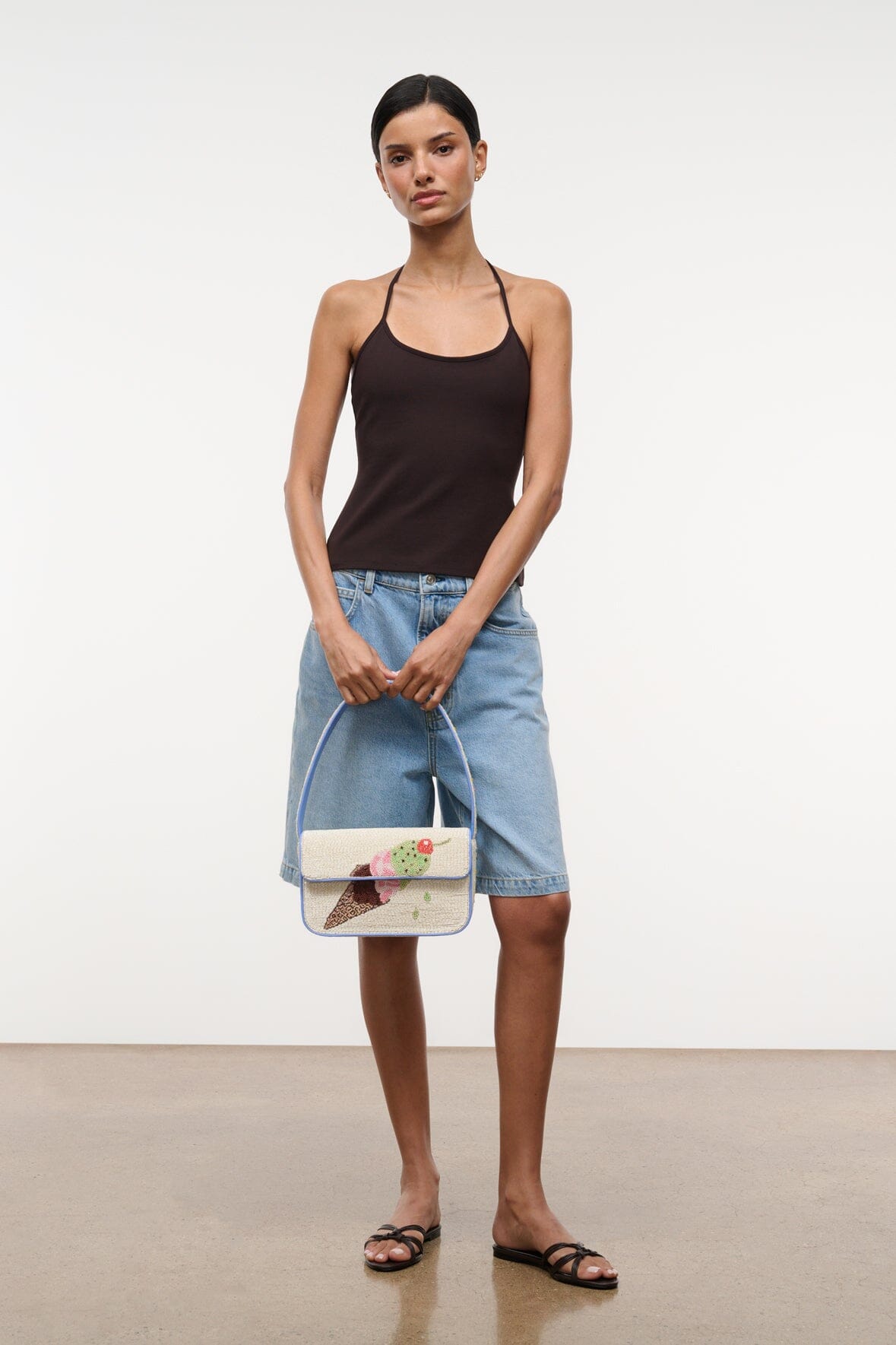 STAUD New In|Handbags Tommy Beaded Bag Triple Scoop