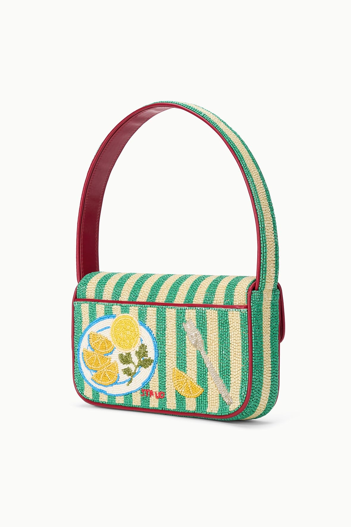 STAUD New In|Handbags Tommy Beaded Bag Summer Lobster