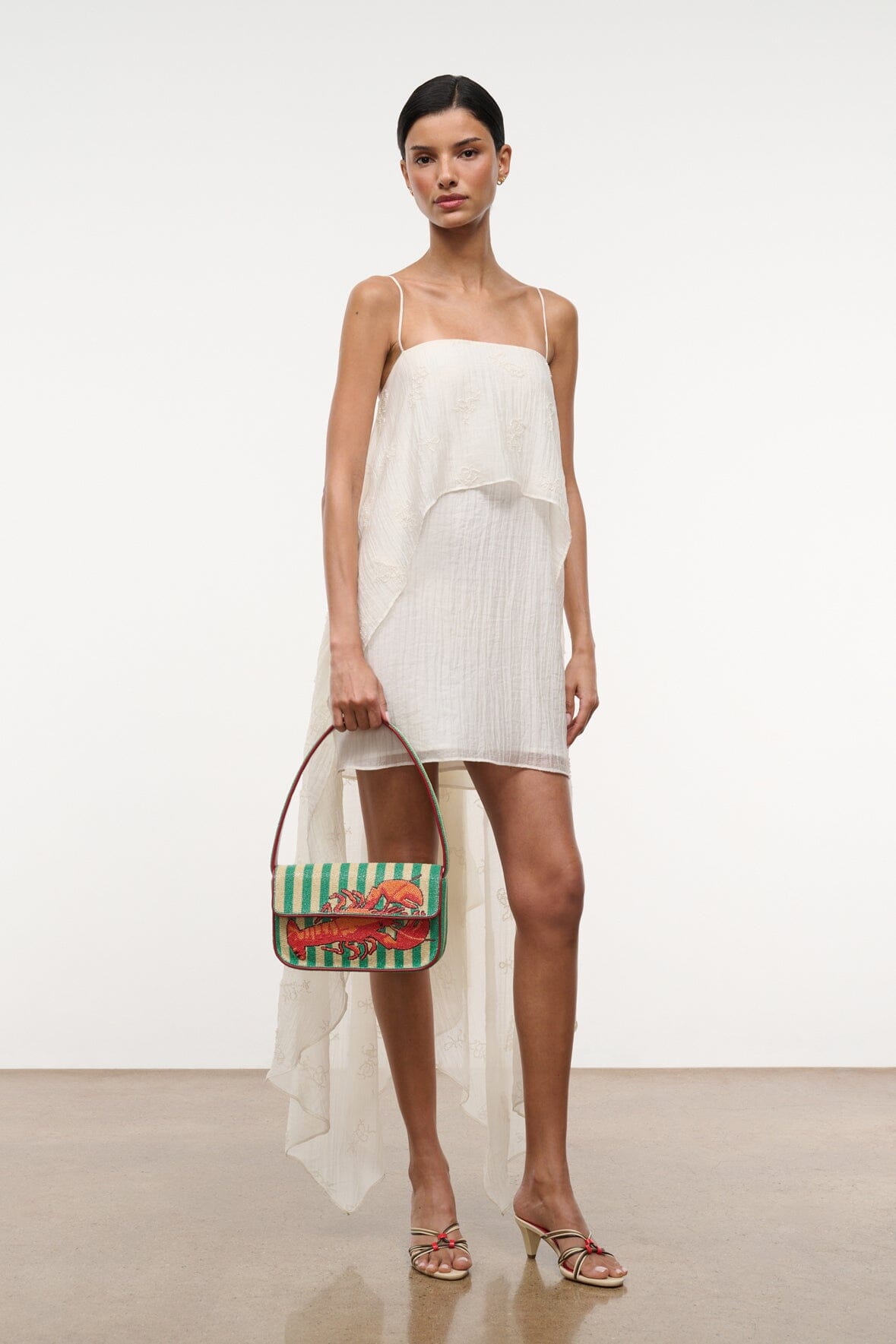 STAUD New In|Handbags Tommy Beaded Bag Summer Lobster